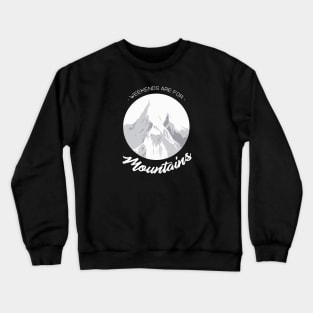 Weekends Are For Mountains Crewneck Sweatshirt